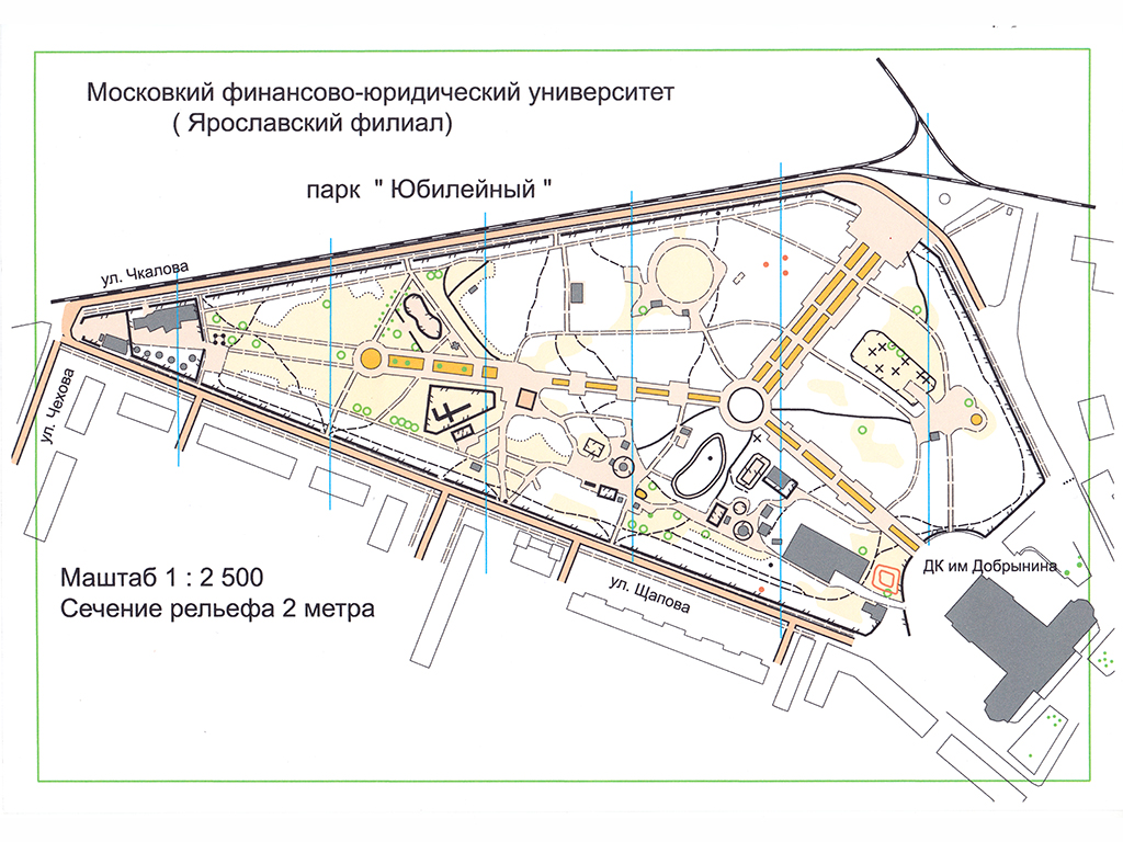 Парк юбилейный курск где находится на карте