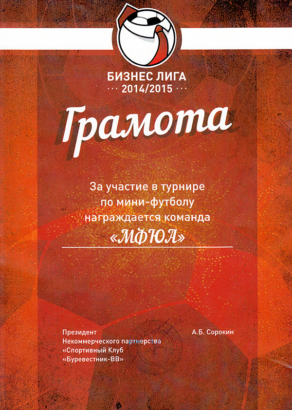 Бизнес Лига г. Ярославля по мини-футболу 2015! Бизнес Лига г. Ярославля по мини-футболу 2015!